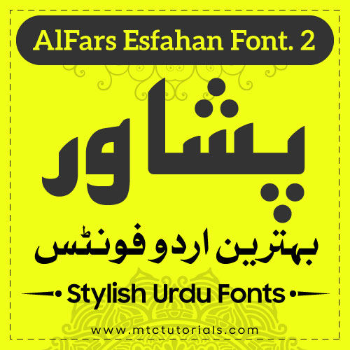 AlFars Esfahan Urdu Font