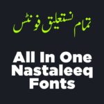 NASTALEEQ URDU FONTS