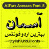AlFars Asmaan Urdu Font